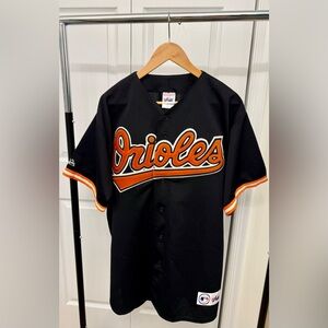 BLACK Baltimore Orioles Authentic Majestic Blank MLB Jersey EXTRA LARGE Vintage